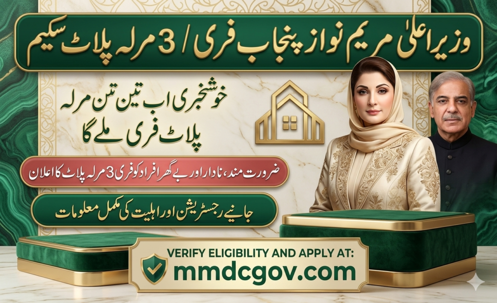 CM Punjab 3 Marla Scheme 2025