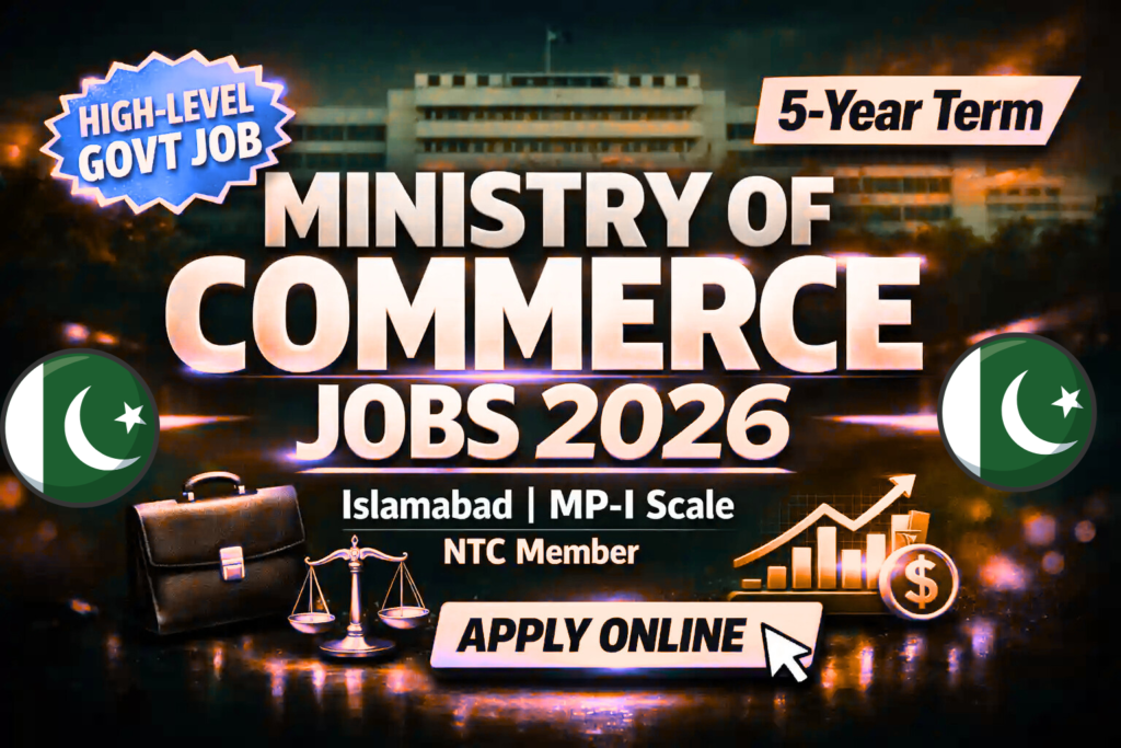 Ministry of Commerce Jobs 2026