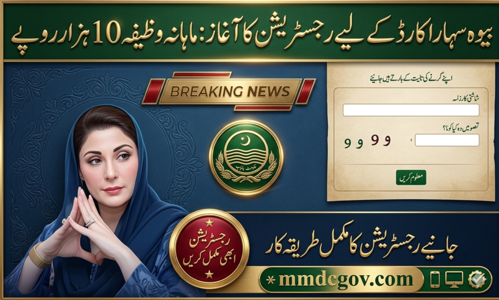 CM Punjab Bewa Sahara Card Scheme 2026