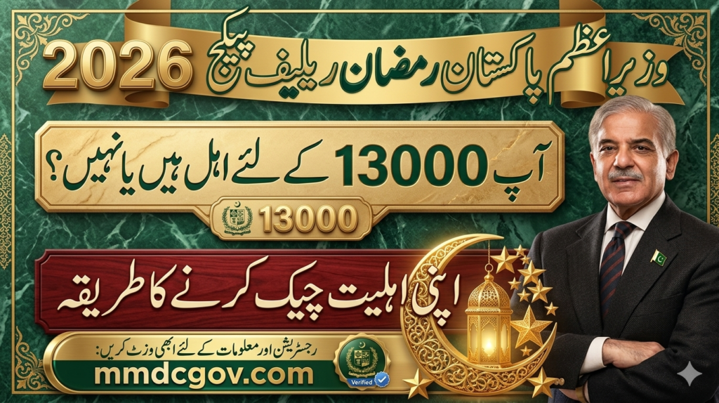 PM Ramzan Relief Payment 2026