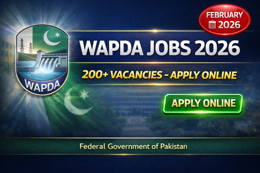 WAPDA Jobs Advertisement February 2026