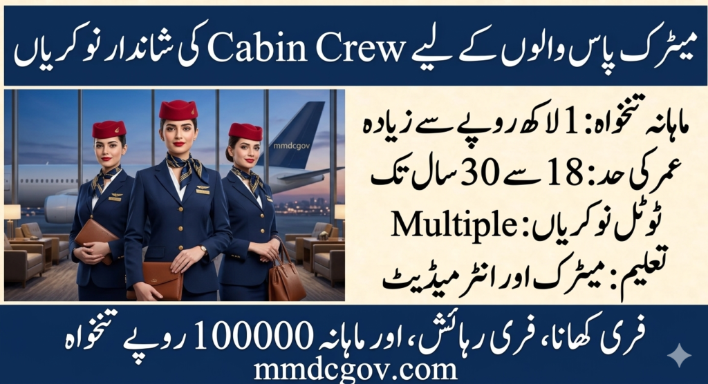 AirSial Cabin Crew Jobs 2026