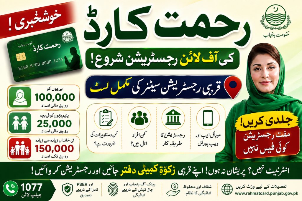Punjab Rahmat Card Program 2026